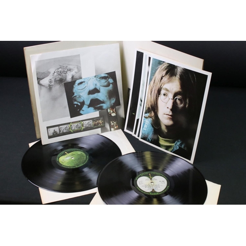 95 - Vinyl - The Beatles White Album PCS 7067/8 stereo.  French pressing by Pathe Marconi No. 279671 side... 