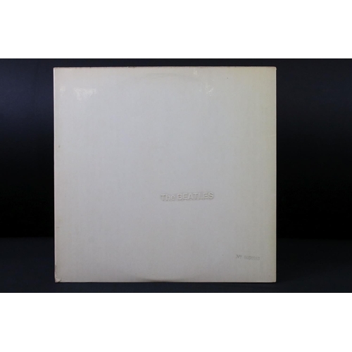 96 - Vinyl - The Beatles White Album PMC 70678/8 mono No. 0056883.  Top loader with poster and 4 photos, ... 