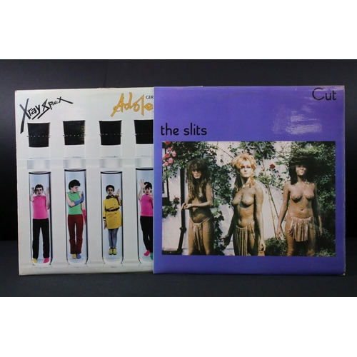 642 - Vinyl - 2 rare UK Original pressing albums by female fronted bands: The Slits - Cut (Island Records,... 