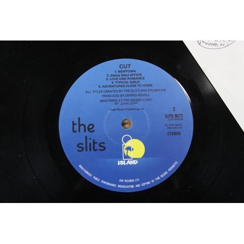 642 - Vinyl - 2 rare UK Original pressing albums by female fronted bands: The Slits - Cut (Island Records,... 