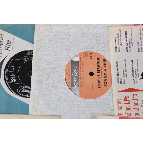 660 - Vinyl - 24 Original 1960s New Zealand pressings 7” singles by female artists, to include: Marianne F... 