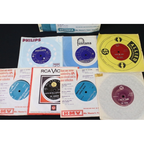 662 - Vinyl - 28 Original 1960s New Zealand pressings 7” singles by Beat / Mod groups, to include: The Kin... 