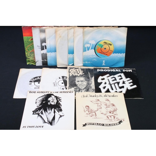 666 - Vinyl - 14 Original UK Reggae singles on Island Records, to include: Jah Lion, Max Romeo & The Upset... 