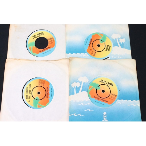 666 - Vinyl - 14 Original UK Reggae singles on Island Records, to include: Jah Lion, Max Romeo & The Upset... 