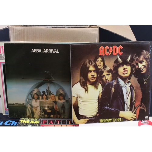 680 - Vinyl - Approx 90 Rock & Pop LP's to include Kiss, John Lennon, Mike Oldfield, Supertramp and many m... 