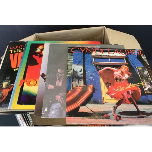 680 - Vinyl - Approx 90 Rock & Pop LP's to include Kiss, John Lennon, Mike Oldfield, Supertramp and many m... 