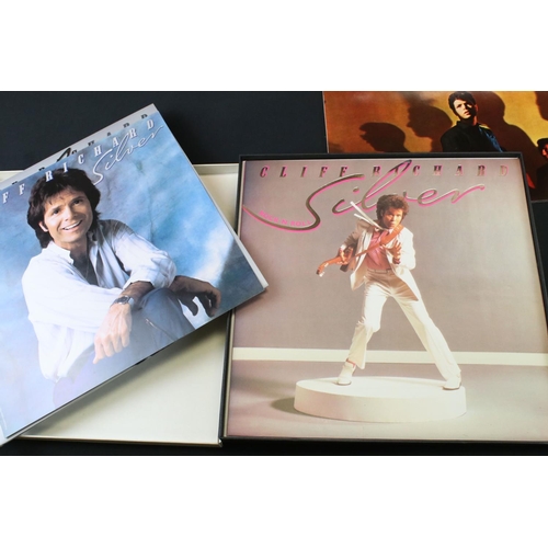 685 - Vinyl - Approx 40 Cliff Richard LPs and one box set spanning his career.  Condition Ex overall