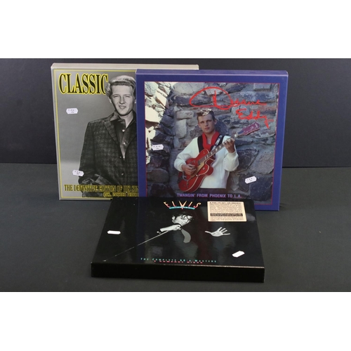 690 - CD Box sets - Three rock n roll box sets to include Elvis The Complete 50's masters, Duane Eddy The ... 