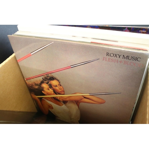 691 - Vinyl - Approx 80 Rock & Pop LPs plus one box set including Roxy Music, Blondie, Dire Straits, Elkie... 