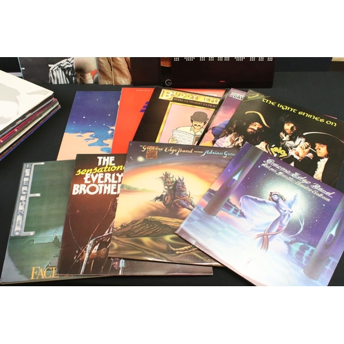 696 - Vinyl - Approx 80 Rock & Pop LPs including Peter Gabriel, ELO, The Jam, Steve Hackett, Billy Fury, G... 