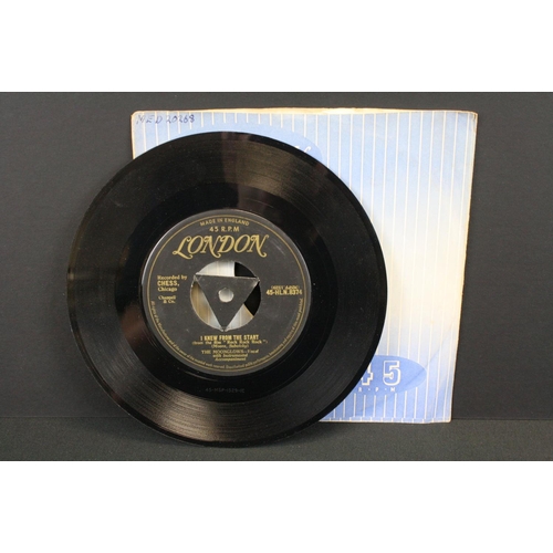 336 - Vinyl - The Moonglows - I Knew From The Start (Original UK 1st pressing Gold lettering, Tri-Centre l... 