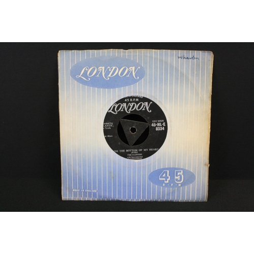 337 - Vinyl - The Clovers - From The Bottom Of My Heart (Original UK 1st pressing, Tri-Centre labels, Lond... 