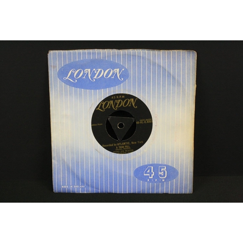 340 - Vinyl - Ivory Joe Hunter - A Tear Fell (Original UK 1st pressing Gold lettering, Tri-Centre labels, ... 