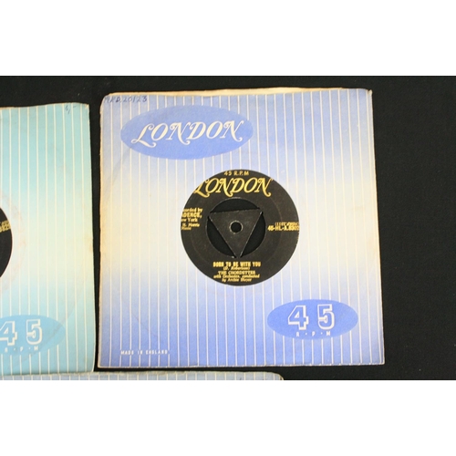 341 - Vinyl - 11 Original UK 1st pressing Gold Lettering, Tri-Centre, London Records singles, many Rock ’N... 