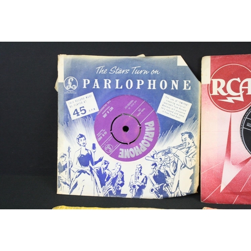 350 - Vinyl - 13 Original UK 1st pressing mainly Rock ’N’ Roll rarities on various labels, to include:  Th... 