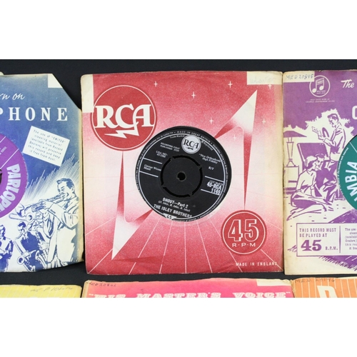 350 - Vinyl - 13 Original UK 1st pressing mainly Rock ’N’ Roll rarities on various labels, to include:  Th... 