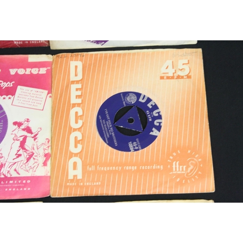 350 - Vinyl - 13 Original UK 1st pressing mainly Rock ’N’ Roll rarities on various labels, to include:  Th... 