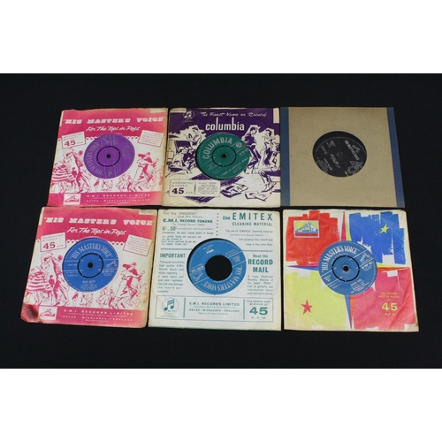 351 - Vinyl - Over 50 mainly late 1950’s early 1960’s Original Uk singles on various labels, with many Roc... 