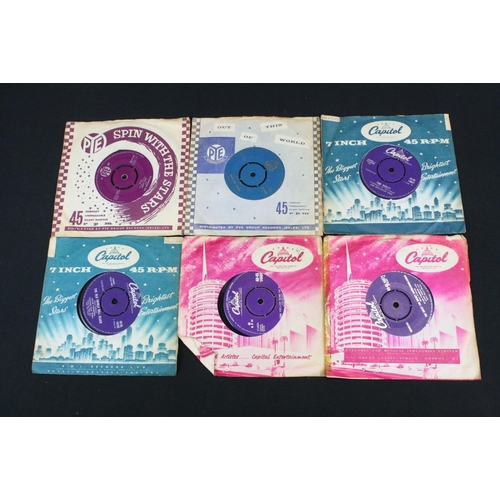 352 - Vinyl - Over 60 mainly late 1950’s early 1960’s Original Uk singles on various labels, with many Roc... 