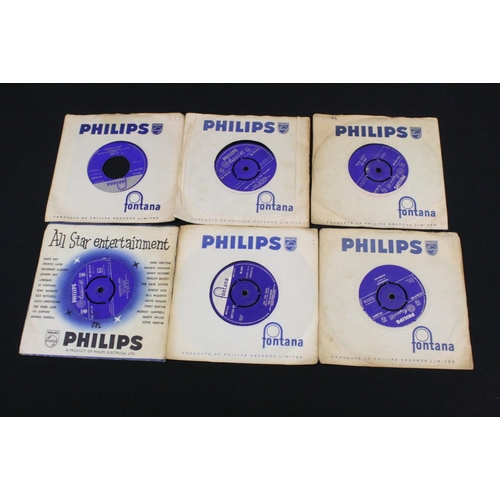 353 - Vinyl - Over 100 mainly late 1950’s early 1960’s Original Uk singles on various labels, with many Ro... 