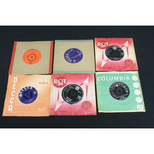 353 - Vinyl - Over 100 mainly late 1950’s early 1960’s Original Uk singles on various labels, with many Ro... 