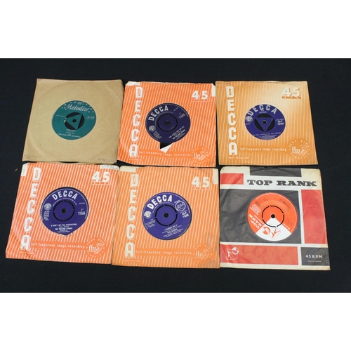 353 - Vinyl - Over 100 mainly late 1950’s early 1960’s Original Uk singles on various labels, with many Ro... 