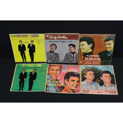 355 - Vinyl - 23 Original Uk pressings, The Everly Brothers EP’s and singles, to include 9 Rare EP’s: Fore... 