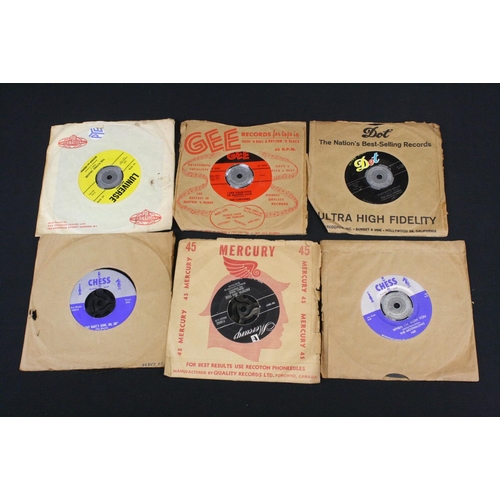 359 - Vinyl - 16 Original USA / Canadian mainly late 1950’s Rock ’N’ Roll / Doo Wop singles, to include: L... 