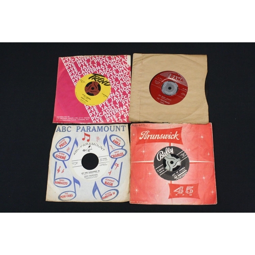 359 - Vinyl - 16 Original USA / Canadian mainly late 1950’s Rock ’N’ Roll / Doo Wop singles, to include: L... 