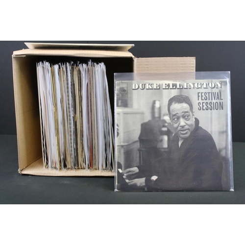 556 - Vinyl - Approx 50 Jazz LPs including Duke Ellington (large number of), Peggy Lee, Morgana King, Ella... 