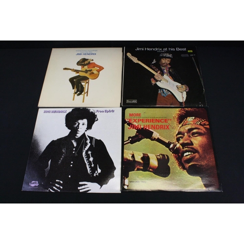 565 - Vinyl - 21 Jimi Hendrix LP's including Electric Ladyland, Isle Of Wight, Smash Hits, The Singles Alb... 