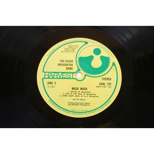 391 - Vinyl - Edgar Broughton Band Wasa Wasa on Harvest SHVL 757.  Sold In UK and The Gramophone Co Ltd to... 