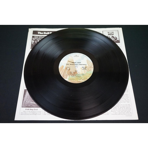 395 - Vinyl - Uriah Heep The Magicians Birthday on Mercury SRM 1 632.  Stereo, US pressing, US Mercury inn... 