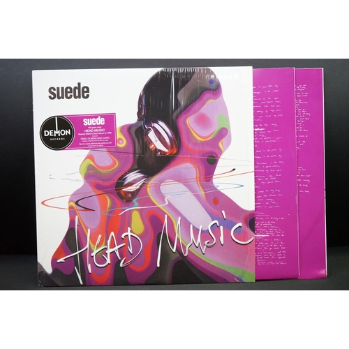 403 - Vinyl - Seven recent release Suede LPs on Demon Records to include Sci-Fi Lullabies, self titled, Co... 