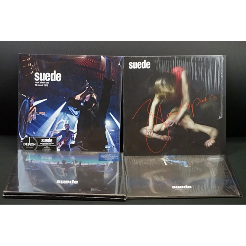 404 - Vinyl / CD / DVD - Four Suede LPs to include The Blue Hour 2LP 2 CD Box Set 9 (sealed with small spl... 