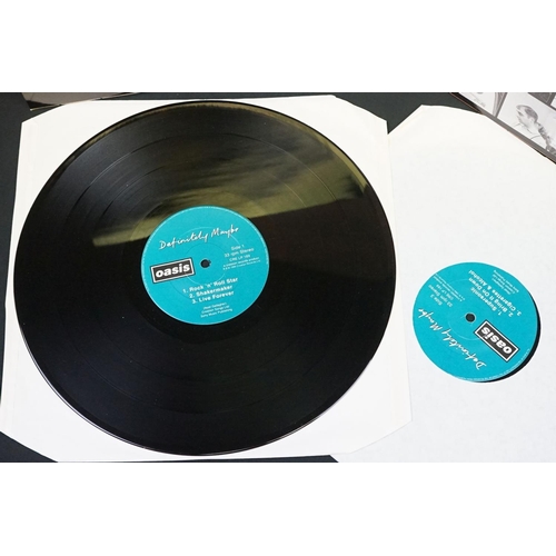 410 - Vinyl - Oasis Definitely Maybe LP on Creation CRELP169, small price sticker to cover, ex