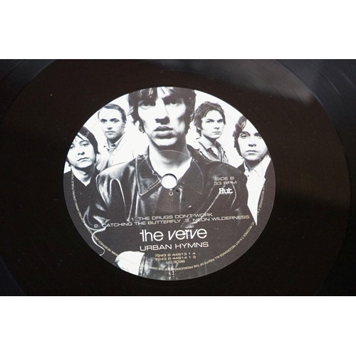 415 - Vinyl - The Verve Urban Hymns LP on Hutt HUTLP45 2LP with inner sleeves, sleeves ex with spine wear,... 