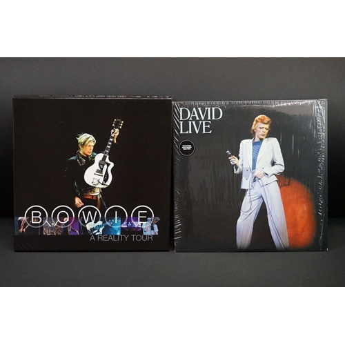 419 - Vinyl - David Bowie A Reality Tour 3 LP Box Set, complete and ex, plus David Life 3LP Set on Parloph... 