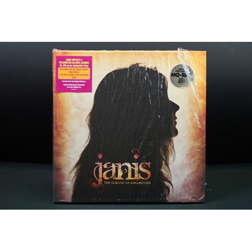 421 - Vinyl - Janis Joplin The Classic LP Collection 4LP Box Set complete and ex with opened seal