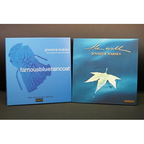 425 - Vinyl - Two ltd edn Jennifer Warnes LP Box Sets to include Famous Blue Raincoat 20th Anniversary Edi... 