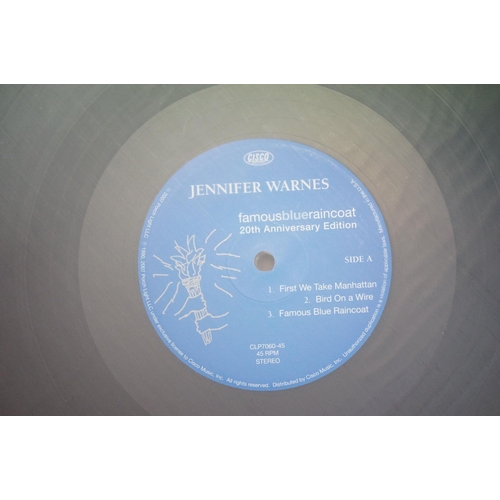 425 - Vinyl - Two ltd edn Jennifer Warnes LP Box Sets to include Famous Blue Raincoat 20th Anniversary Edi... 