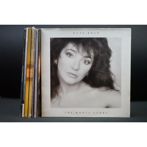 432 - Vinyl - Nine Kate Bush LPs to include 2 x The Whole Story, 2 x Aerial, Lionheart, Directors Cut, Rub... 