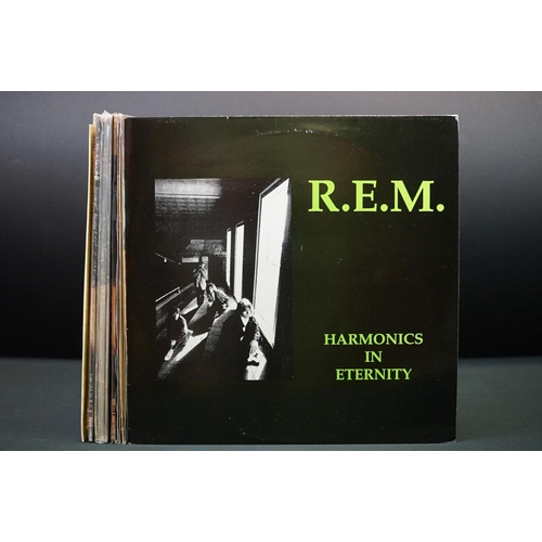 441 - Vinyl - Five REM LPs to include 2 x Document, Harmony In Eternity, 2 x Fables of the and Lifes Rich ... 