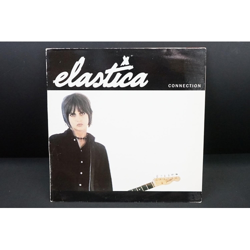 447 - Vinyl - Elastica self titled LP DGC24728 US version on Geffen with booklet plus 6 Track EP and 4 x 1... 