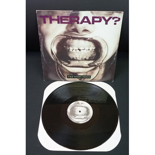 449 - Vinyl - Therapy? Pleasure Death LP WIJIIV (vg-vg+) plus Teethgrinder 12