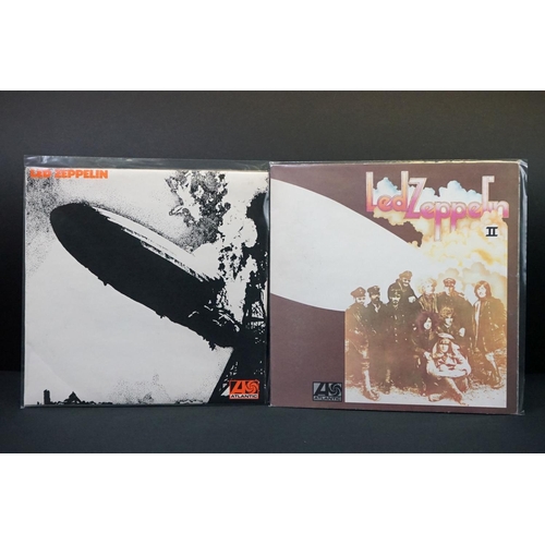 504 - Vinyl - 2 Led Zeppelin LP's to include One (588171) Stereo, plum label, Warner Bros Arts Jewel Music... 