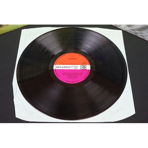 504 - Vinyl - 2 Led Zeppelin LP's to include One (588171) Stereo, plum label, Warner Bros Arts Jewel Music... 