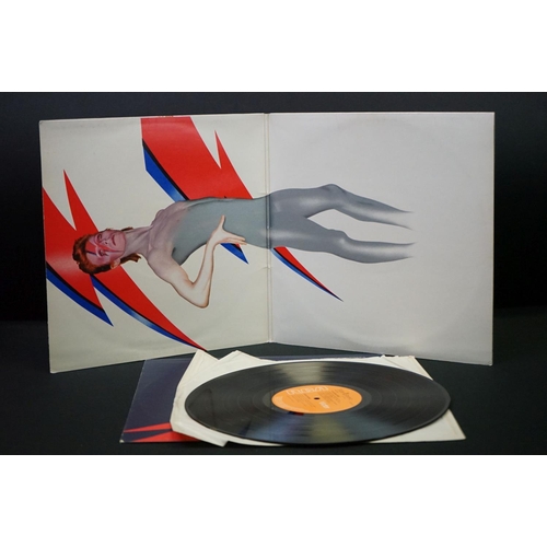 715 - Vinyl - David Bowie - Aladdin Sane (1973 Original UK 1st pressing 3T / 3T, Shiny labels issue + orig... 