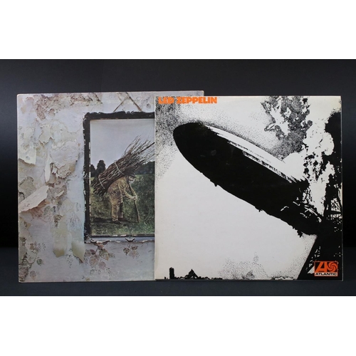 526 - Vinyl - 2 Led Zeppelin LPs to include One (Atlantic 588171) orange lettering, plum labels, Superhype... 