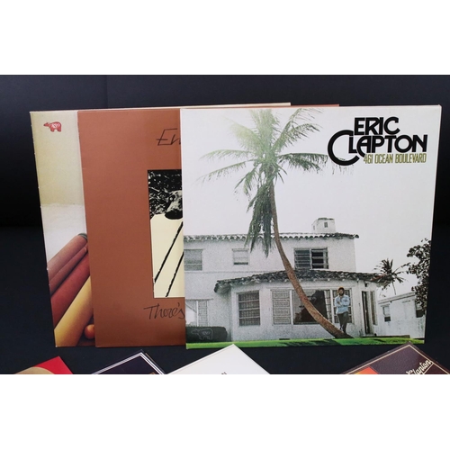 600 - Vinyl - 12 Eric Clapton LP's to include August, Behind The Sun, Money & Cigarettes, Another Ticket, ... 